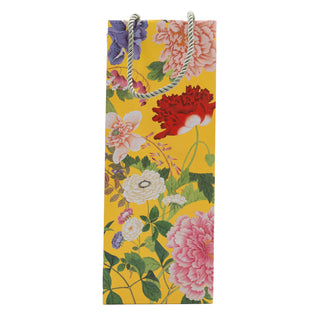 A Profusion Of Flowers 2 Yellow Bottle Bag 5"L x 3.5"W x 13"H - includes 1 bag