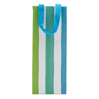 Cafe Stripe Cool Bottle Bag 5"L x 3.5"W x 13"H - includes 1 bag