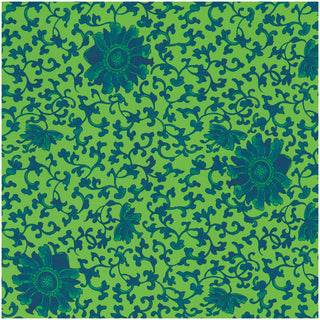 Indigo Garden Green/Blue Gift Wrap 101580RC