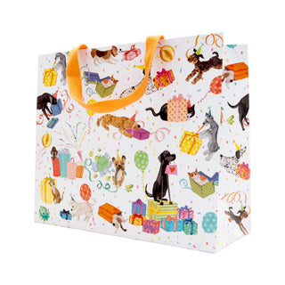 Birthday Pets Large Gift Bag - 11.75"L x 4.75"W x 10"H - includes 1 bag