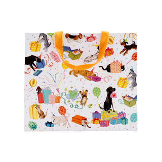 Birthday Pets Large Gift Bag - 11.75"L x 4.75"W x 10"H - includes 1 bag
