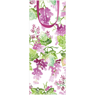 Grapevines Bottle Bag 5"L x 3.5"W x 13"H - includes 1 bag