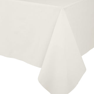 Paper Linen Ivory Solid Airlaid Tablecover 5.2'X8.2