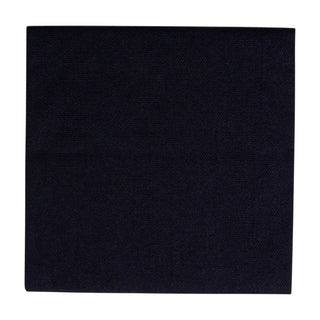 Paper Linen Black Napkin Solid Airlaid Cocktail-15 In