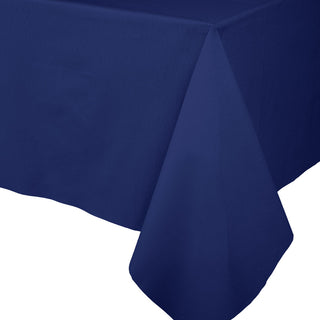 Paper Linen Navy Blue Solid Airlaid Tablecover 5.2'X8.2