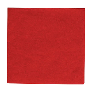Paper Linen Red Napkin Solid Airlaid Cocktail-15 In