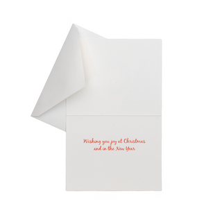 Joy Peppermint Garland Petite Boxed Christmas Cards - includes 15 cards & envelopes