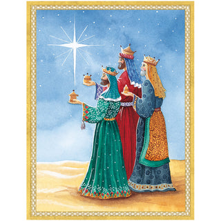 The Three Magi Blank Classic Christmas Cards - includes 5 cards & envelopes