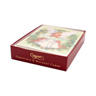Angel Peace Wreath Classic Boxed Christmas Cards - includes 15 cards & envelopes