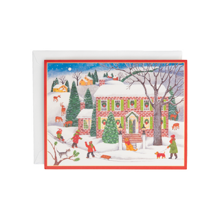 Snow Fun Classic Boxed Christmas Cards - includes 15 cards & envelopes