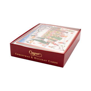 Snow Fun Classic Boxed Christmas Cards - includes 15 cards & envelopes