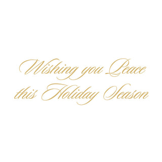 Golden Peace Dove Classic Boxed Christmas Cards - includes 15 cards & envelopes
