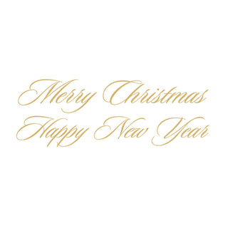 Holly Sprig Marbled Foil Classic Boxed Christmas Cards - includes 10 cards & envelopes
