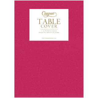 Paper Linen Fuchsia Solid Airlaid Tablecover 5.2'X8.2
