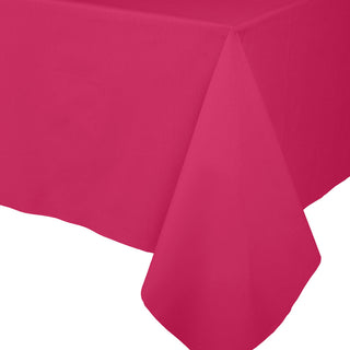 Paper Linen Fuchsia Solid Airlaid Tablecover 5.2'X8.2