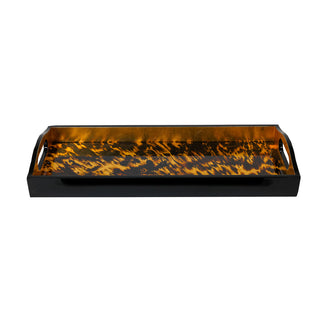 Tortoiseshell Lacquer Bar Tray-20X8