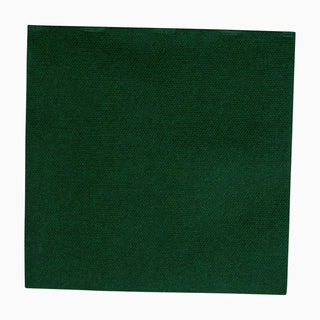 Paper Linen Hunter Green Napkin Solid Airlaid Cocktail-15 In