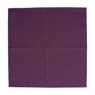 Paper Linen Aubergine Napkin Solid Airlaid Cocktail-15 In