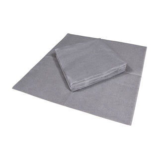 Paper Linen Silver Napkin Solid Airlaid Cocktail-15 In