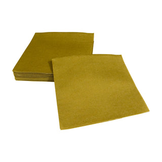 Paper Linen Gold Napkin Solid Airlaid Cocktail-15 In