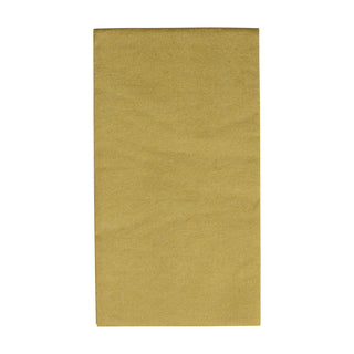 Paper Linen Gold Guest Towels Solid Airlaid - 12 In