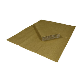 Paper Linen Gold Guest Towels Solid Airlaid - 12 In