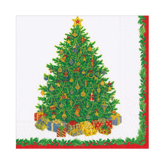 Christmas Tree Luncheon Napkins - includes 20 Luncheon Napkins