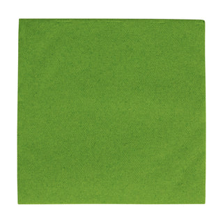 Leaf Green-Paper Linen Napkin Solid Airlaid Cocktail-15 In