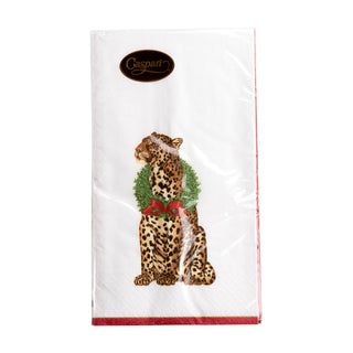 Wild Christmas Ivory Guest Towel