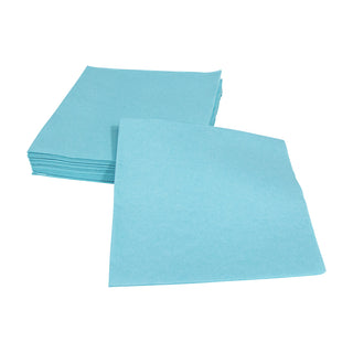 Robin's Egg-Paper Linen Napkin Solid Airlaid Cocktail-15 In
