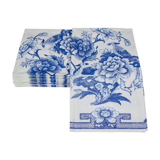 Blue And White Guest Towel