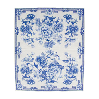 Blue And White Guest Towel