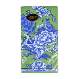 Green And Blue Plate Guest Towel