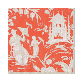 Silk Road Toile Mandarin Napkin Luncheon