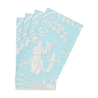 Silk Road Toile Robin's Egg Guest Towel