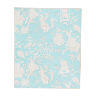 Silk Road Toile Robin's Egg Guest Towel
