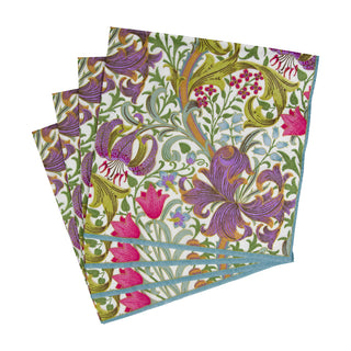 Golden Lily-Ivory Napkin Luncheon