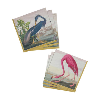 Audubon Birds Napkin Cocktail