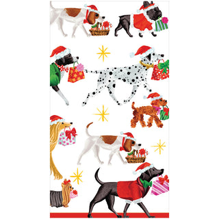 Christmas Delivery-White Guest Towel