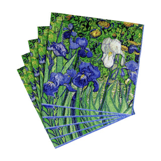 Van Gogh Irises Napkin Cocktail