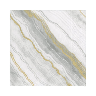 Marble Grey Napkin Luncheon