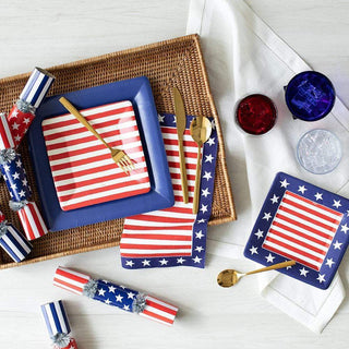Red White And Blue Napkin Cocktail