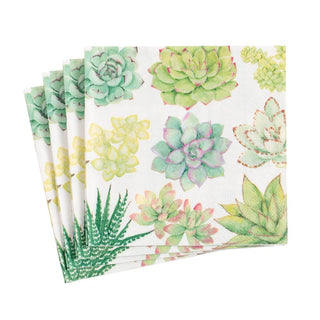 Succulents Napkin Cocktail