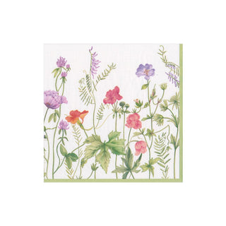 French Floral Napkin Cocktail
