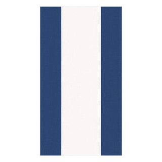 Bandol Stripe Navy Guest Towel