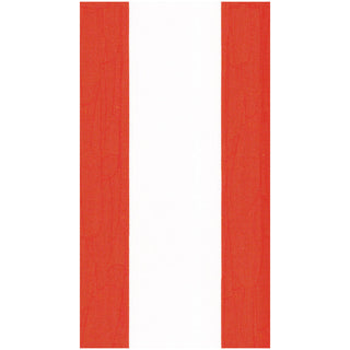 Bandol Stripe Red Guest Towel