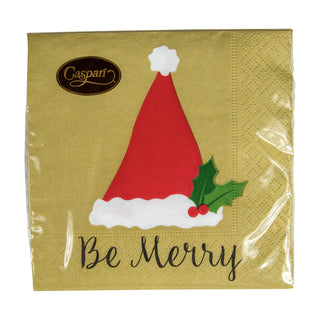 Be Merry Gold Napkin Cocktail