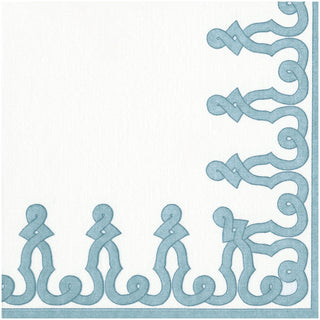 Dessin Passementerie Stone Blue-Ppr Napkin Airlaid Dinner-12 In