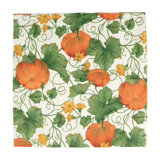 Heirloom Pumpkins Ivory/Orange Napkin Luncheon