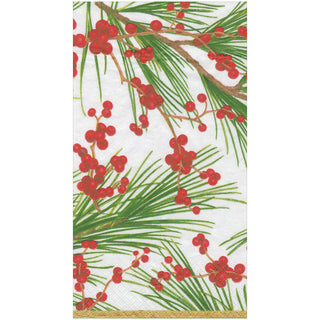 Berries And Pine Guest Towel
